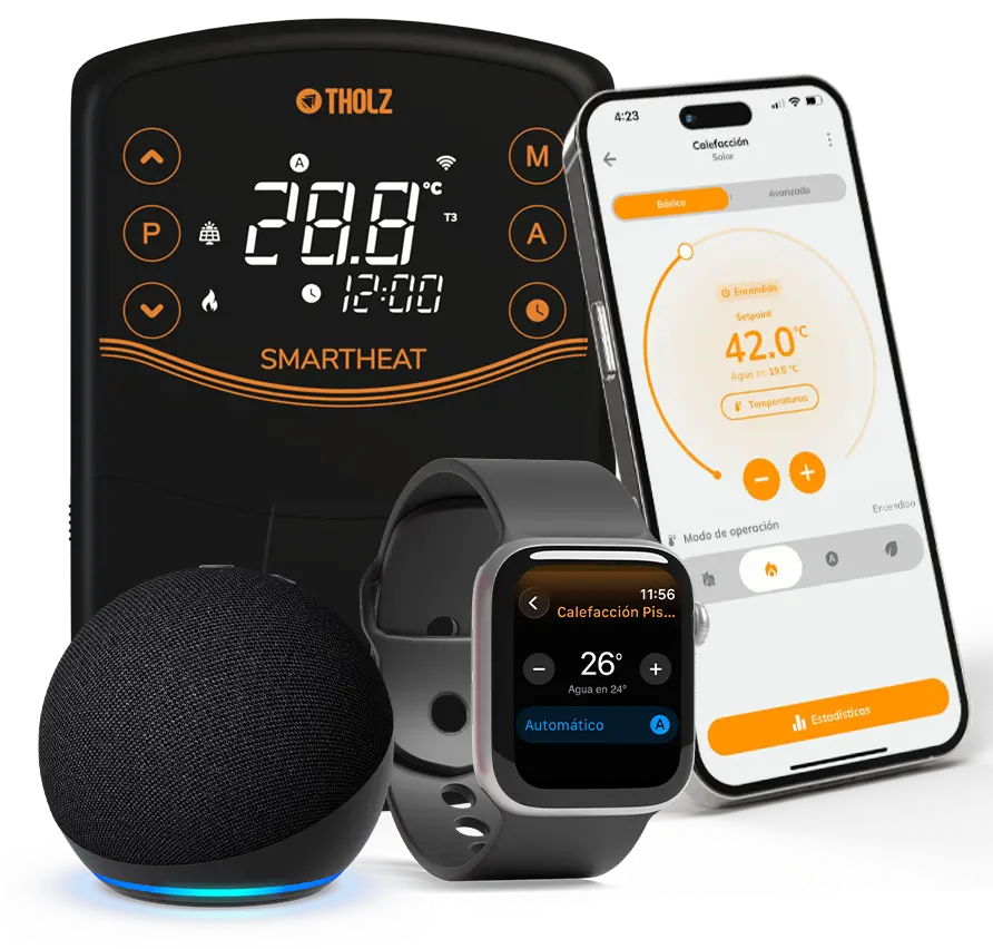 Comparación entre un colector solar plano y un colector solar al vacío instalados en techos de teja.